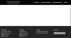 Desktop Screenshot of newconcordcapital.com